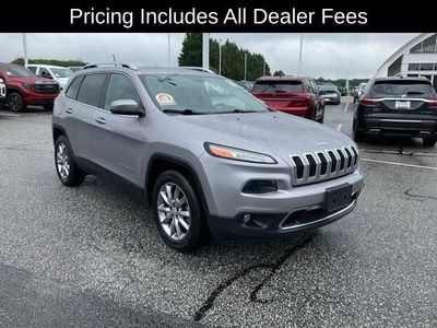 2018 Jeep Cherokee — rear three-quarter view