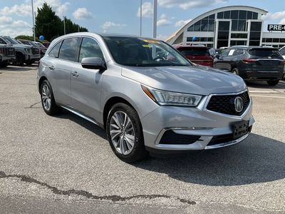 2017 Acura MDX — rear three-quarter view
