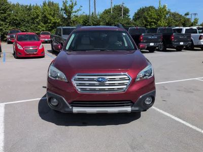 2015 Subaru Outback — rear three-quarter view