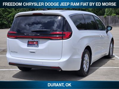 2027 Chrysler Pacifica — rear three-quarter view