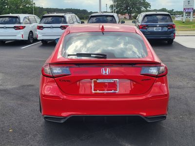 2026 Honda Civic Hatchback — rear three-quarter view