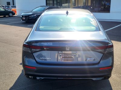 2026 Honda Accord Hybrid — rear three-quarter view