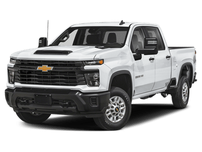 2025 Chevrolet Silverado 2500 HD LTZ in Summit White — front three-quarter view