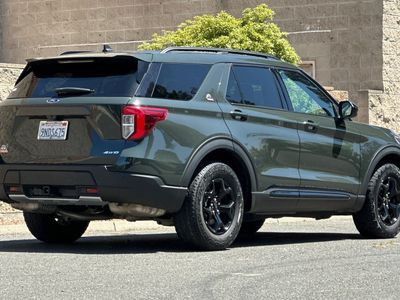 2024 Ford Explorer — rear three-quarter view