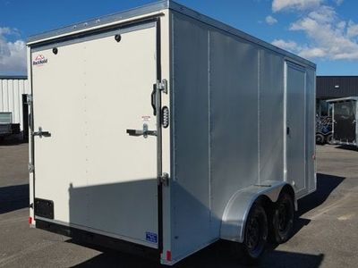 2022 ROCK SOLID ENCLOSED CARGO — rear three-quarter view