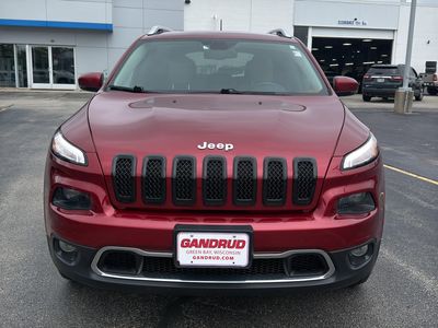 2016 Jeep Cherokee — rear three-quarter view