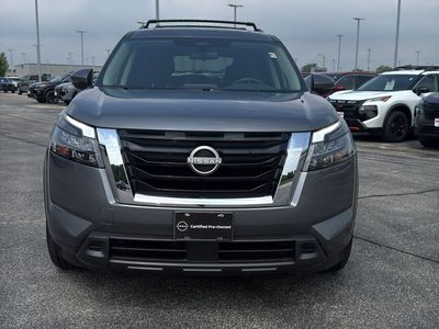2023 Nissan Pathfinder — rear three-quarter view