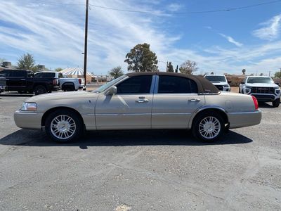 2008 Lincoln Town Car — rear three-quarter view