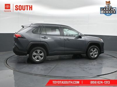 2025 Toyota RAV4 — rear three-quarter view