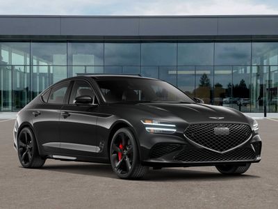 2026 Genesis G70 — rear three-quarter view