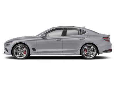 2025 Genesis G70 — rear three-quarter view