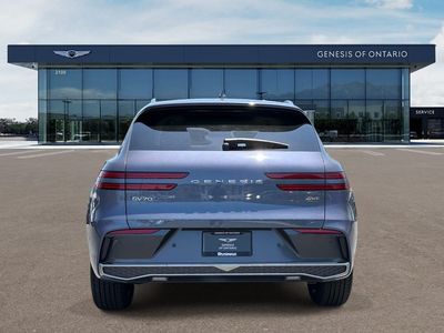 2026 Genesis GV70 — rear three-quarter view