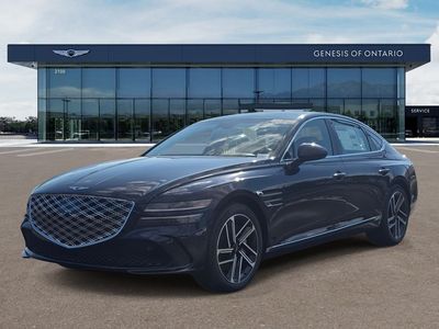 2026 Genesis G80 — rear three-quarter view