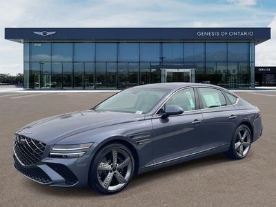 2026 Genesis G80 — rear three-quarter view