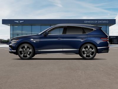2026 Genesis GV80 — rear three-quarter view