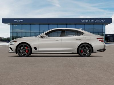 2026 Genesis G70 — rear three-quarter view