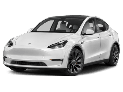 2023 Tesla Model Y — rear three-quarter view