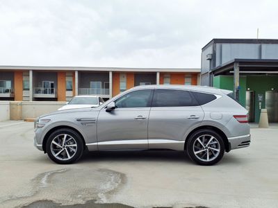 2026 Genesis GV80 — rear three-quarter view