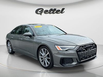 2024 Audi A6 — rear three-quarter view