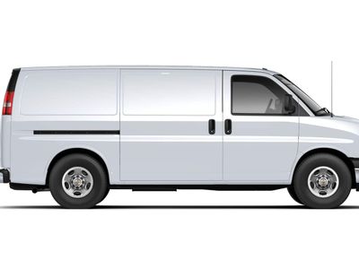 2026 Chevrolet Express Cargo — rear three-quarter view