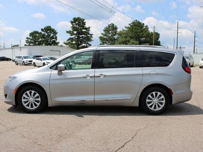 2018 Chrysler Pacifica — rear three-quarter view