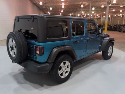 2020 Jeep Wrangler — rear three-quarter view