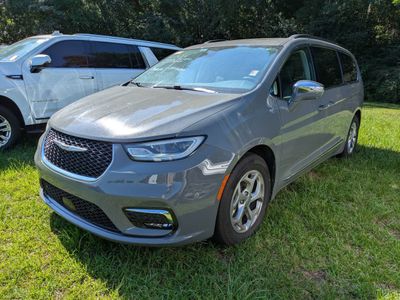 2022 Chrysler Pacifica — rear three-quarter view
