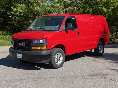 2025 GMC Savana Cargo — rear three-quarter view