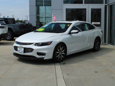 2017 Chevrolet Malibu — rear three-quarter view