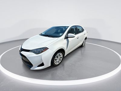 2017 Toyota Corolla — interior view