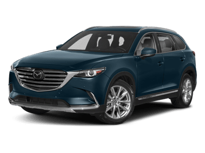 2018 Mazda Mazda CX-9 Grand Touring in Deep Crystal Blue Mica — front three-quarter view