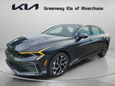 2026 Kia K5 — rear three-quarter view