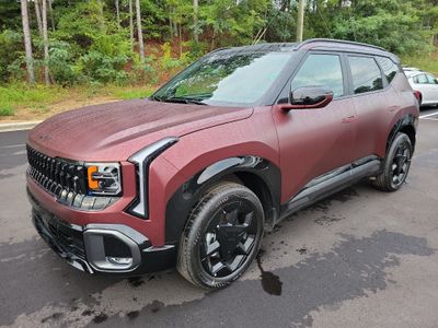 2027 Kia Seltos — rear three-quarter view