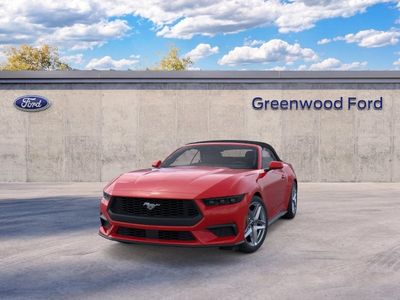 2026 Ford Mustang — rear three-quarter view