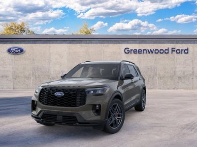 2026 Ford Explorer — rear three-quarter view