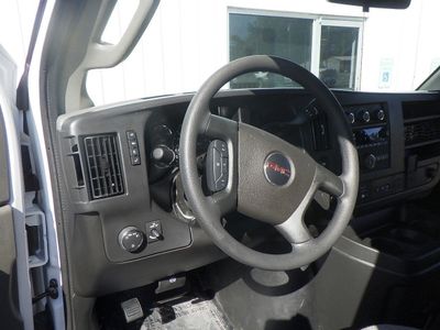 2025 GMC Savana Passenger — rear three-quarter view