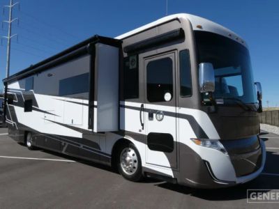 2026 TIFFIN 38BL — front three-quarter view