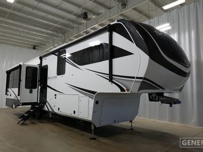 2026 GRAND DESIGN 370DV — front three-quarter view