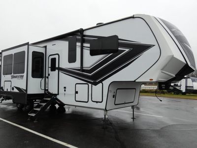 2023 GRAND DESIGN 351MS — front three-quarter view