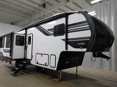 2026 GRAND DESIGN 303RLS — front three-quarter view