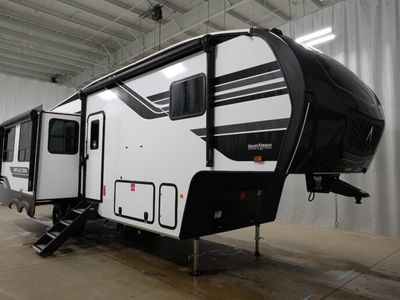 2026 GRAND DESIGN 303RLS — front three-quarter view