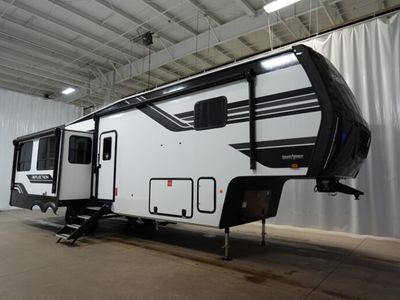 2026 GRAND DESIGN 337RLS — front three-quarter view