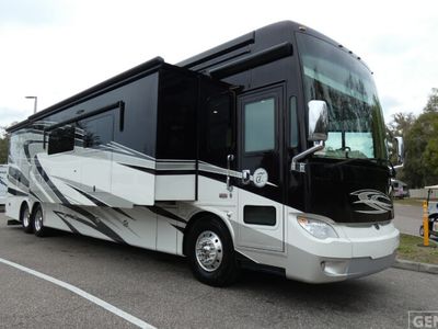 2015 TIFFIN 45LP — front three-quarter view
