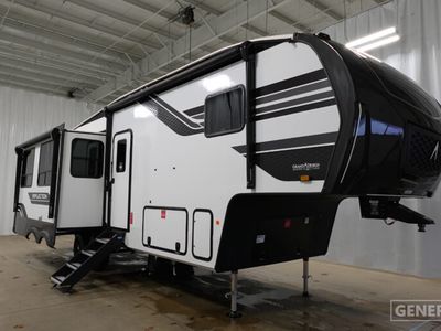 2026 GRAND DESIGN 303RLS — front three-quarter view