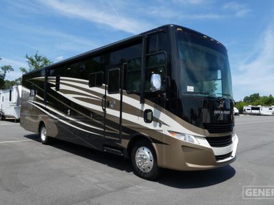 2018 TIFFIN 36LA — front three-quarter view