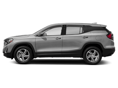 2021 GMC Terrain — rear three-quarter view