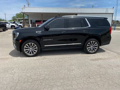 2021 GMC Yukon — rear three-quarter view