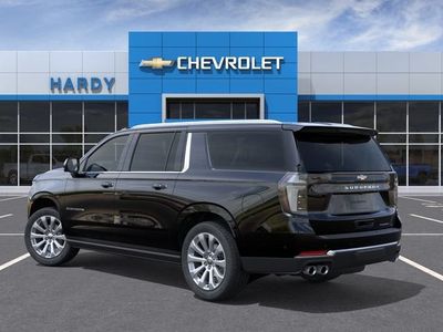 2026 Chevrolet Suburban — rear three-quarter view