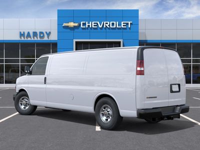 2026 Chevrolet Express Cargo — rear three-quarter view