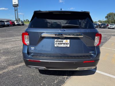 2020 Ford Explorer — rear three-quarter view